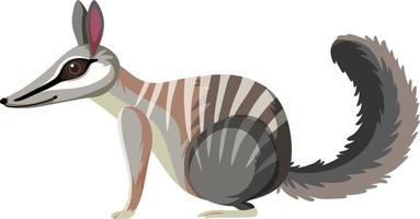 Side view of numbat vector