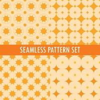 Geometric set of seamless pattern. Simple vector graphics seamless pattern. vector background collection