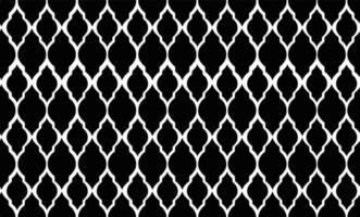 Textil de adorno de patrones sin fisuras rítmicos en blanco y negro vector