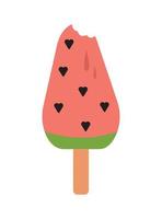 watermelon ice cream vector