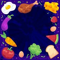 World Food Day Background vector