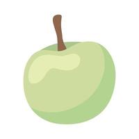 green apple icon vector