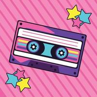 90s casette tape vector