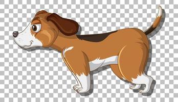 personaje de dibujos animados de perro beagle vector