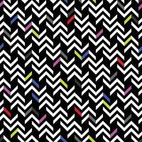 Seamless Zigzag Geometry Pattern Swatch vector