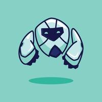 Cute Hover Robot vector