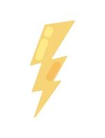 lightning cartoon icon vector