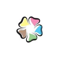 Beauty plumeria icon flowers design illustration Template vector