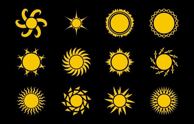 Yellow Sun Vector Art, Icons, and Graphics for Free Download