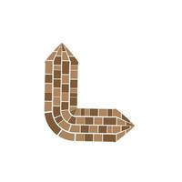 Brick wall icon vector illustration design