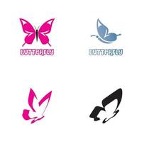 Beauty Butterfly Logo Template Vector icon design