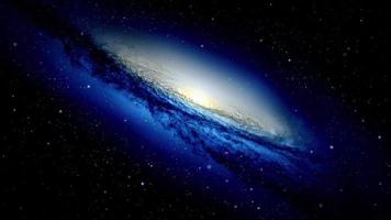 rymdgalax och nebulosa video