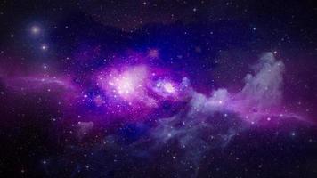 Space Galaxy and Nebula video