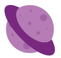 planet space icon vector