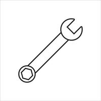 wrench vector image, this vector image can be used to create company logos, banners and others