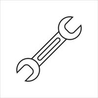 wrench vector image, this vector image can be used to create company logos, banners and others