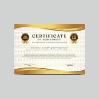 Modern Elegant Certificate Template Free Vector