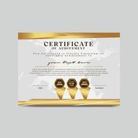 Modern Elegant Certificate Template Free Vector