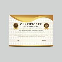 Modern Elegant Certificate Template Free Vector