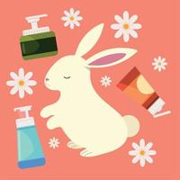 cruelty free card vector