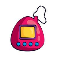 electronic pet retro vector