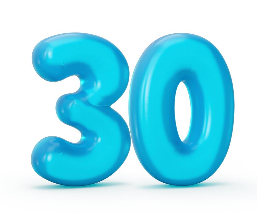 Number 30 Stock Photos, Images and Backgrounds for Free Download