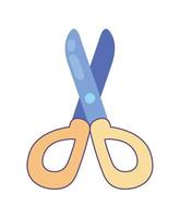 scissors cartoon icon vector