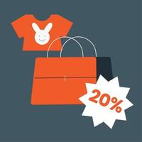 online shopping design vector