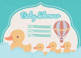 baby shower for newborn vector