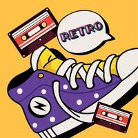 retro fashion 90s vector