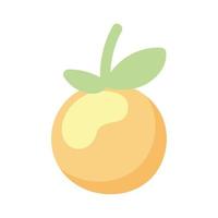 icono de fruta naranja vector