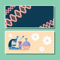 investigación y ciencia del adn vector