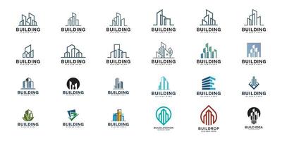 building logo collection vector