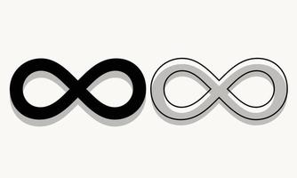 infinity logo symbol loop creative template endless vector icon