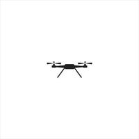 icono de vector de dron. signo de drones sobre fondo blanco. icono de dron para web y aplicación