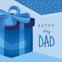 fathers day lettering poster vector
