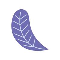 purple color leaf vector