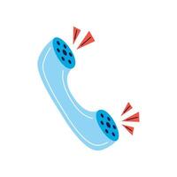 telephone service icon vector