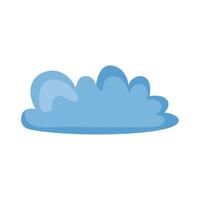 blue cloud sky vector