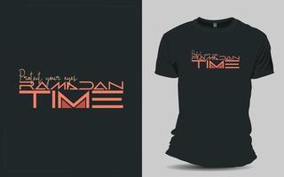 Ramadan Mubarak T shirt design vector