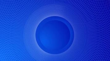 Beautiful abstract circle wave technology background with digital blue light effect corporate concept. video