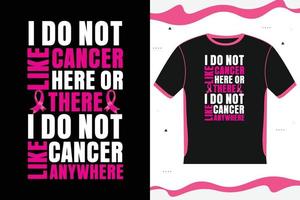 letras de diseño de camiseta de concientización sobre el cáncer de mama vector