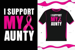 Breast Cancer Awareness T-shirt design Lettering vector