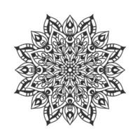 Ethnic Mandala Round Ornament Pattern vector