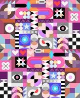 Abstract Geometric Pattern vector