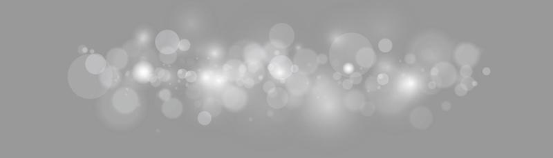Light abstract glowing bokeh lights. Light bokeh effect isolated. Christmas background from shining dust. Christmas concept flare sparkle