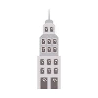 gray skyscraper building vector