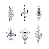 Minimalist Geometric Abstract Line vector