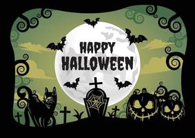 halloween banner for halloween content vector design