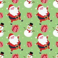 cute christmas items seamless pattern design for wrapping paper vector